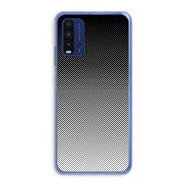 Musketon Halftone: Xiaomi Redmi 9T Transparant Hoesje