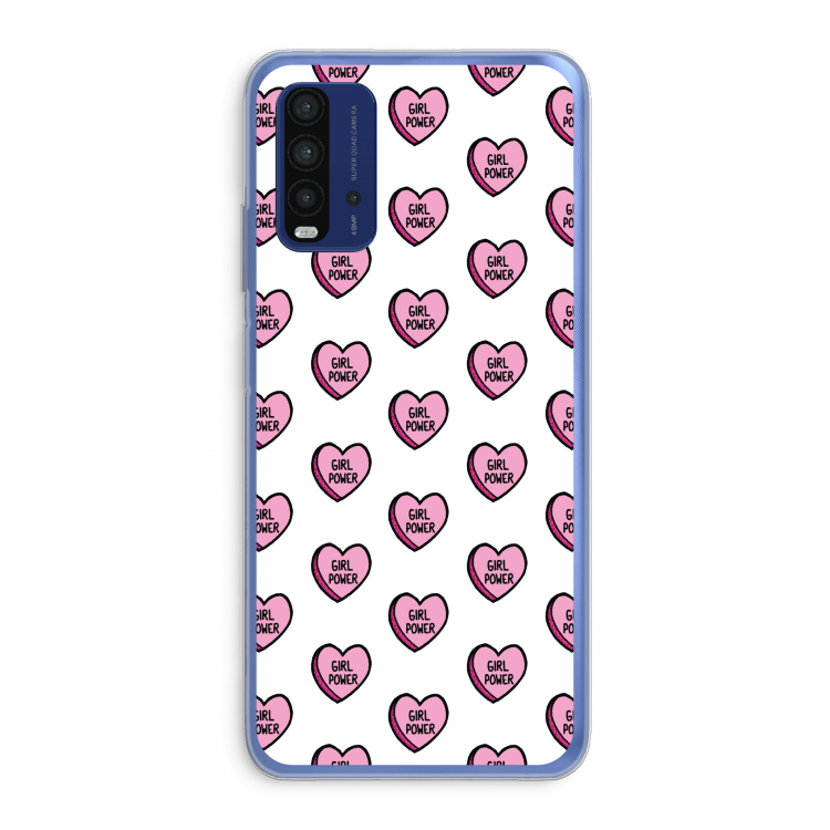 GIRL POWER: Xiaomi Redmi 9T Transparant Hoesje
