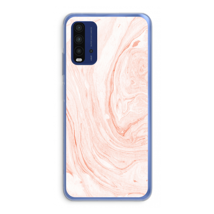 Peach bath: Xiaomi Redmi 9T Transparant Hoesje