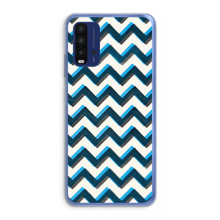 Onderbroken lijn: Xiaomi Redmi 9T Transparant Hoesje