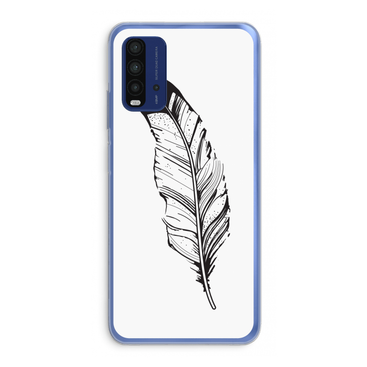 Pluim: Xiaomi Redmi 9T Transparant Hoesje