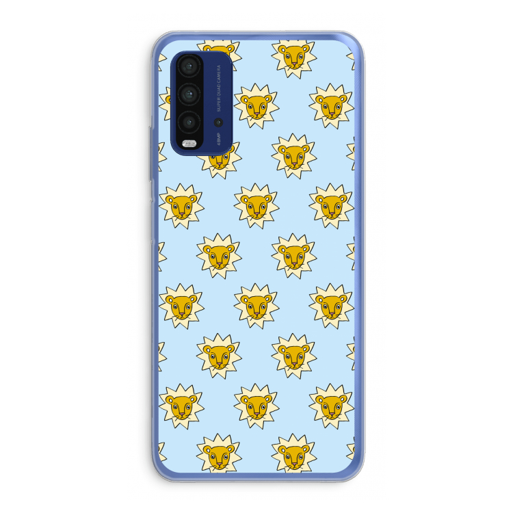 Leeuwenkoppen: Xiaomi Redmi 9T Transparant Hoesje