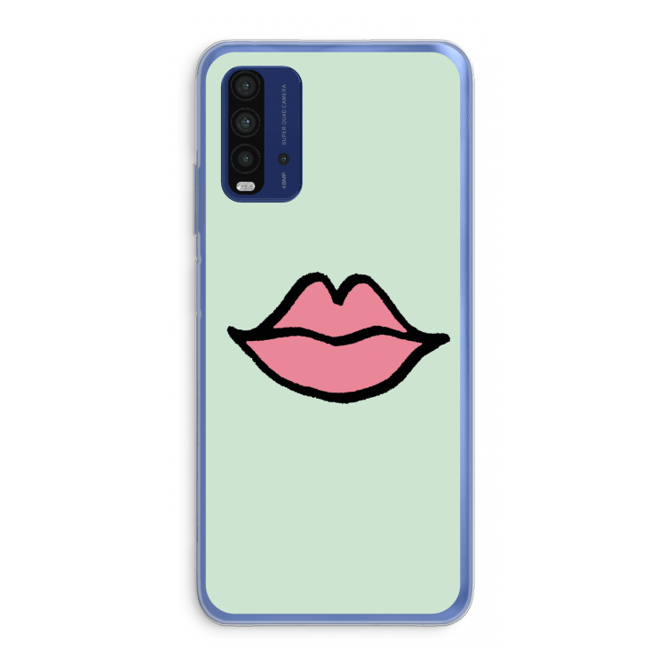 Kusje: Xiaomi Redmi 9T Transparant Hoesje