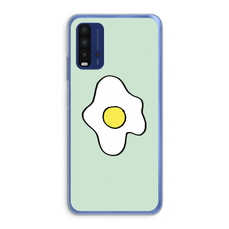 Spiegelei: Xiaomi Redmi 9T Transparant Hoesje
