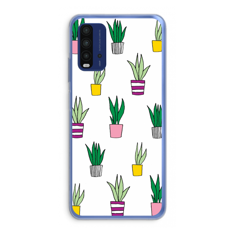 Sanseveria: Xiaomi Redmi 9T Transparant Hoesje