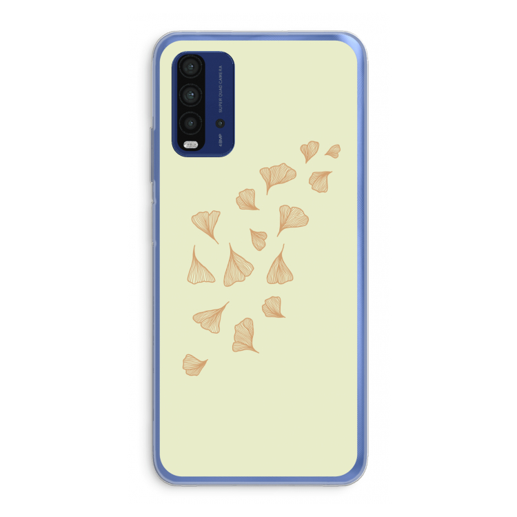 Falling Leaves: Xiaomi Redmi 9T Transparant Hoesje