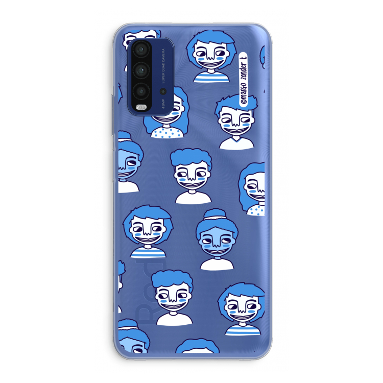 Gezichtjes: Xiaomi Redmi 9T Transparant Hoesje