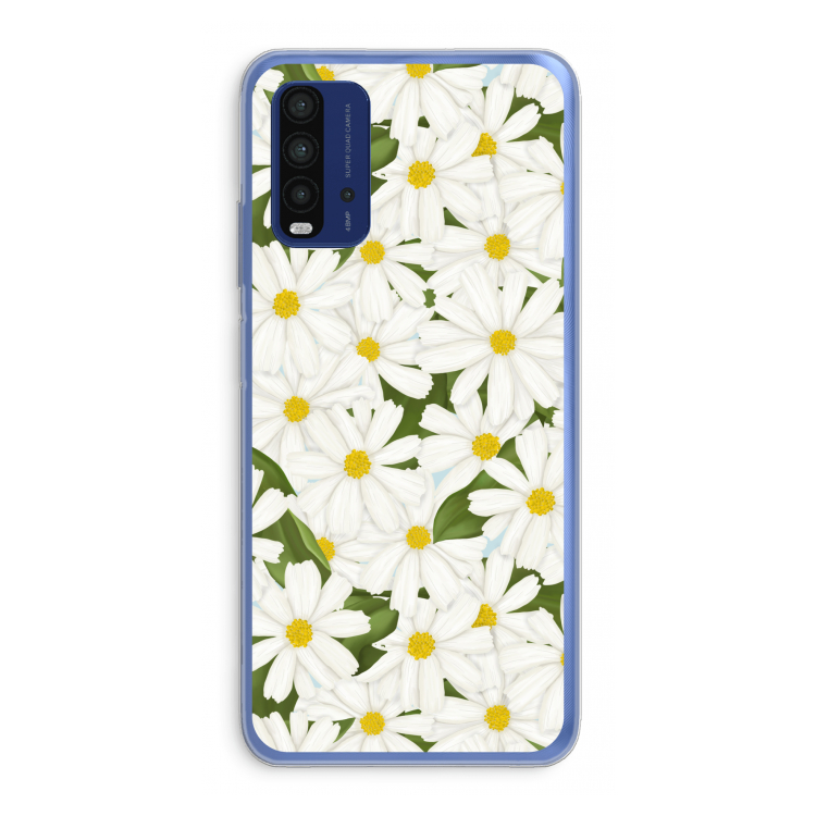 Summer Daisies: Xiaomi Redmi 9T Transparant Hoesje