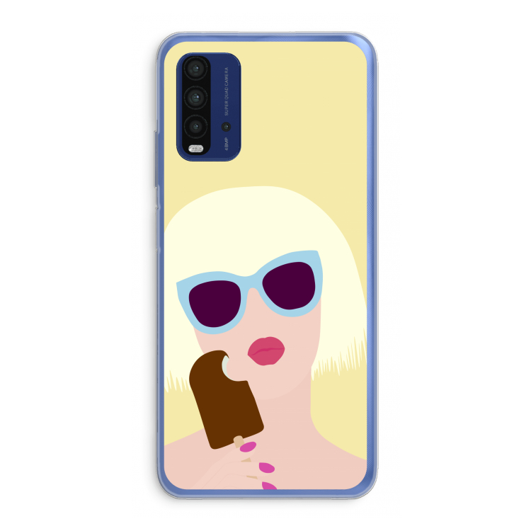 Ice cream: Xiaomi Redmi 9T Transparant Hoesje