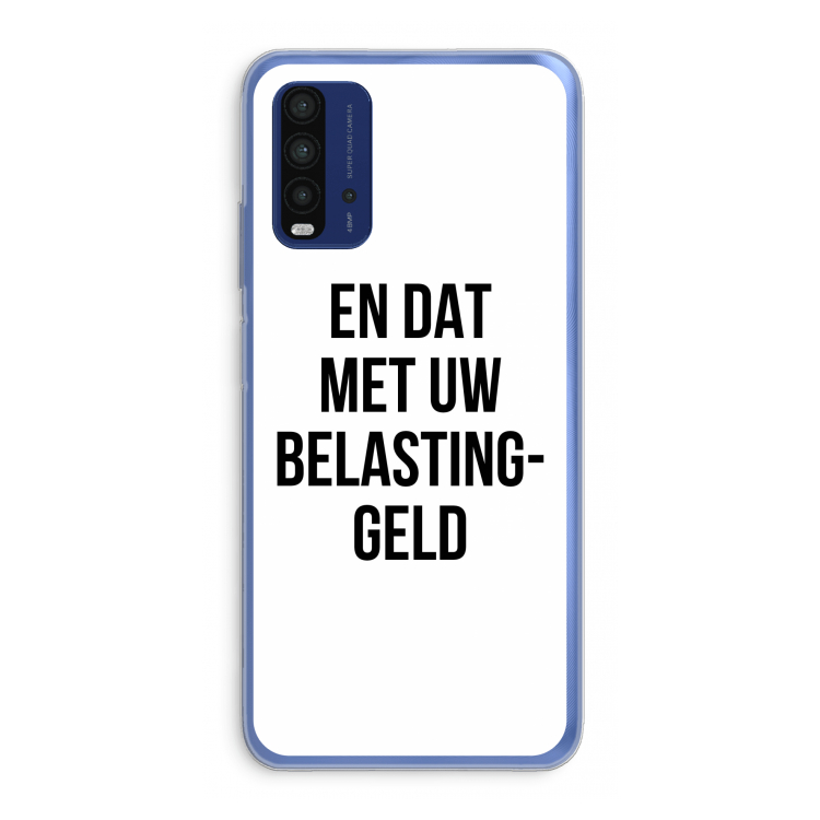 Belastinggeld: Xiaomi Redmi 9T Transparant Hoesje