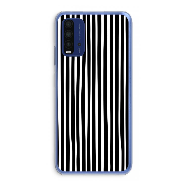 Stripes: Xiaomi Redmi 9T Transparant Hoesje