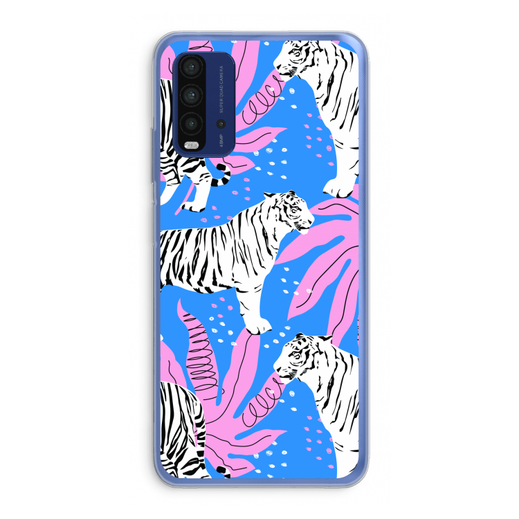 Tijger: Xiaomi Redmi 9T Transparant Hoesje