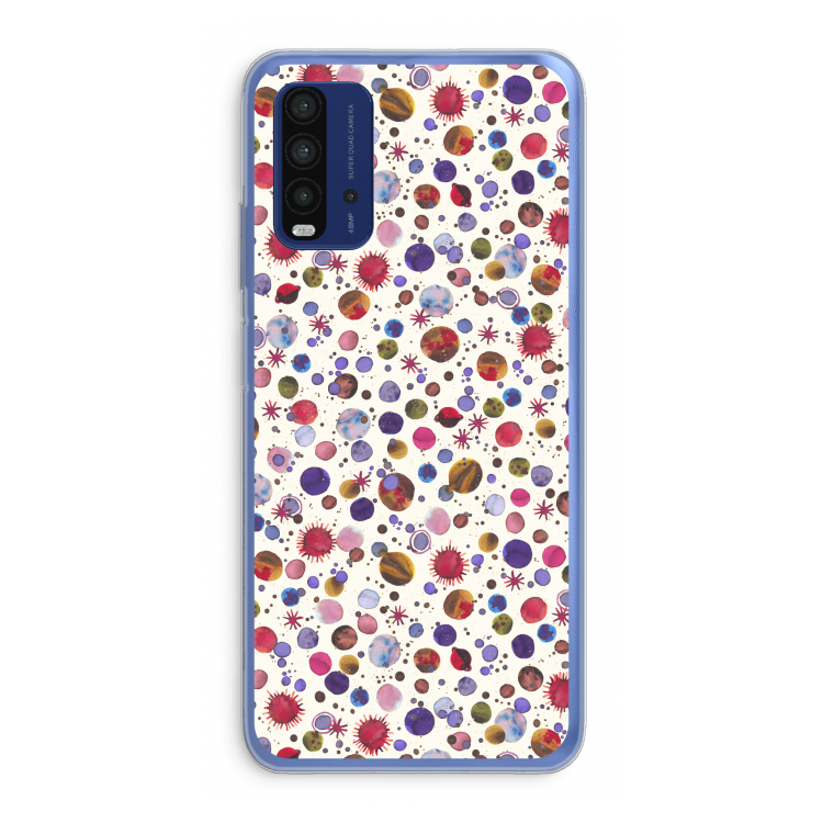 Planets Space: Xiaomi Redmi 9T Transparant Hoesje