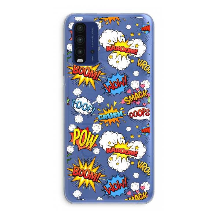 Pow Smack: Xiaomi Redmi 9T Transparant Hoesje