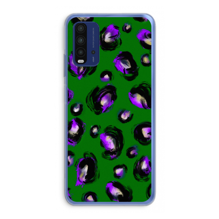 Green Cheetah: Xiaomi Redmi 9T Transparant Hoesje
