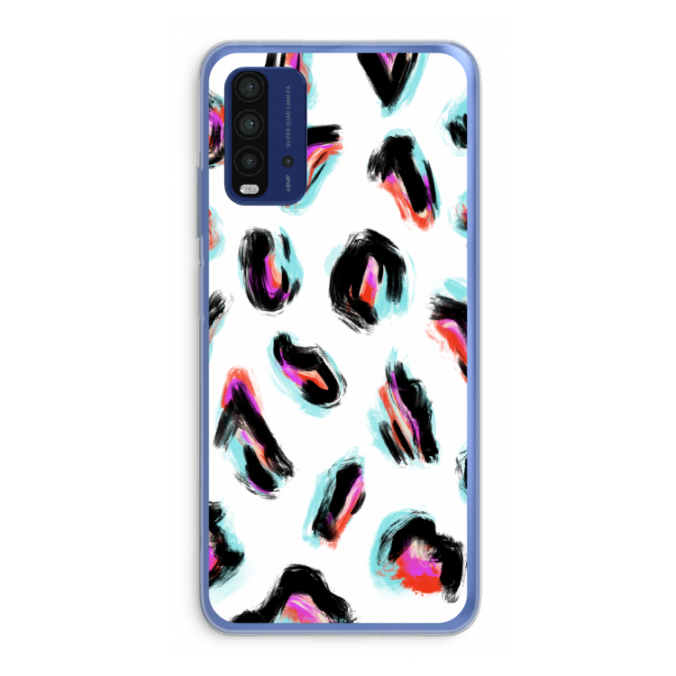 Cheetah color: Xiaomi Redmi 9T Transparant Hoesje