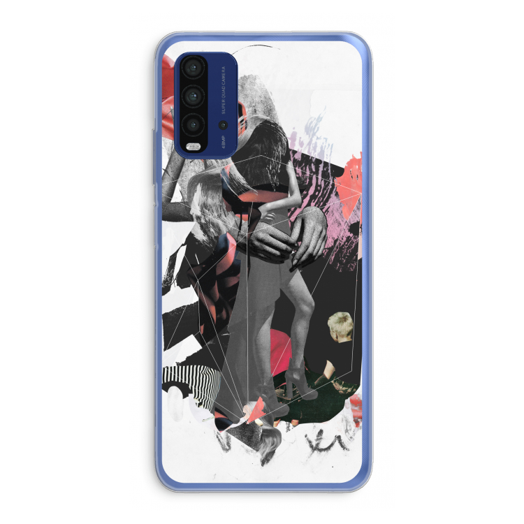 Dissimulation du réel: Xiaomi Redmi 9T Transparant Hoesje