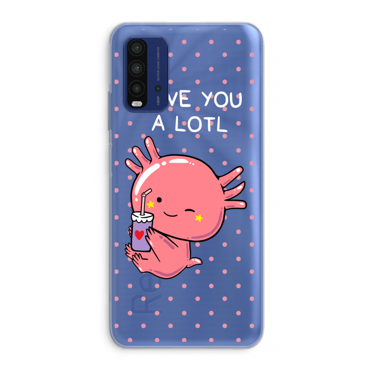Love You A Lotl: Xiaomi Redmi 9T Transparant Hoesje