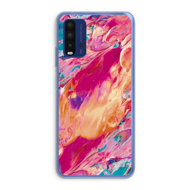 Pastel Echoes: Xiaomi Redmi 9T Transparant Hoesje