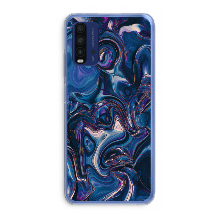 Mirrored Mirage: Xiaomi Redmi 9T Transparant Hoesje