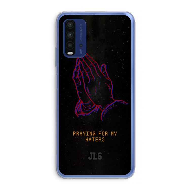 Praying For My Haters: Xiaomi Redmi 9T Transparant Hoesje