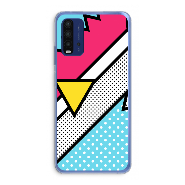Pop Art #3: Xiaomi Redmi 9T Transparant Hoesje