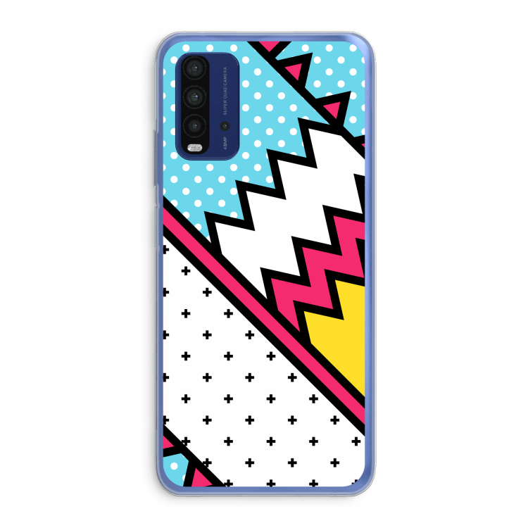 Pop Art #2: Xiaomi Redmi 9T Transparant Hoesje