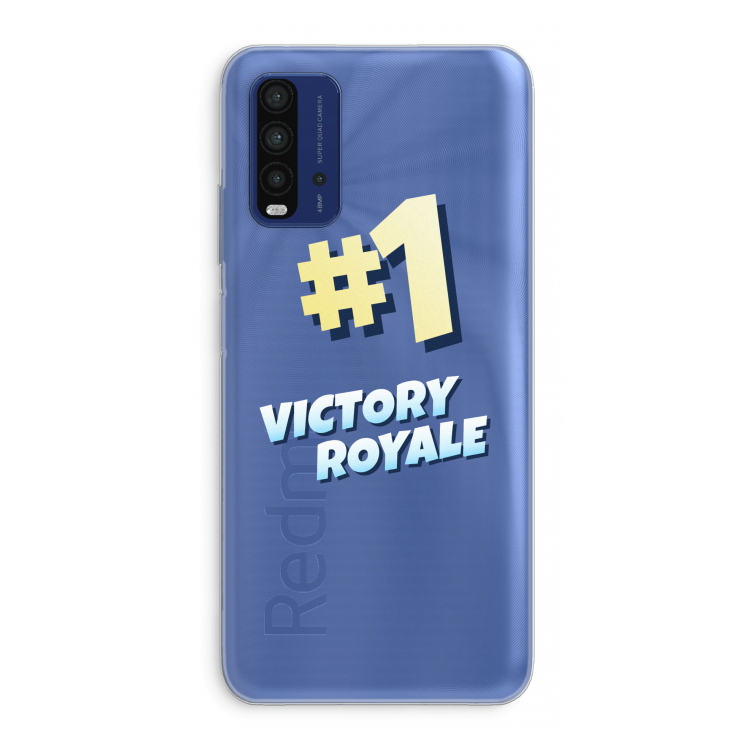 Victory Royale: Xiaomi Redmi 9T Transparant Hoesje