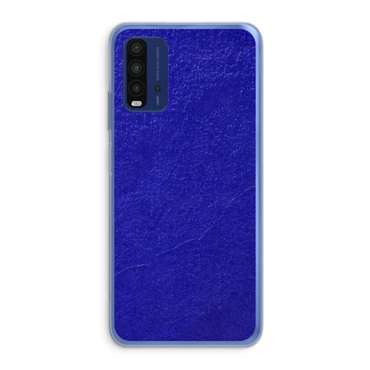 Majorelle Blue: Xiaomi Redmi 9T Transparant Hoesje