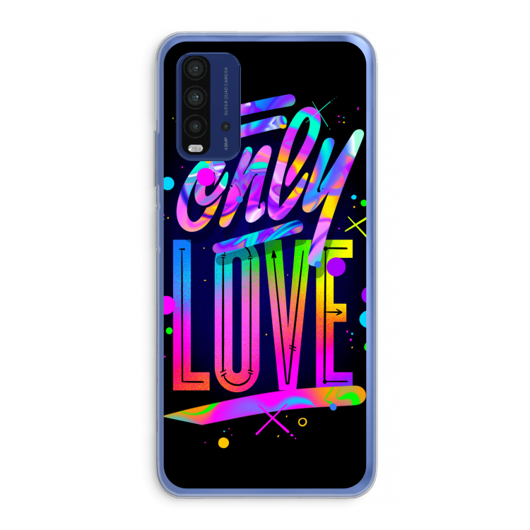 Only Love: Xiaomi Redmi 9T Transparant Hoesje