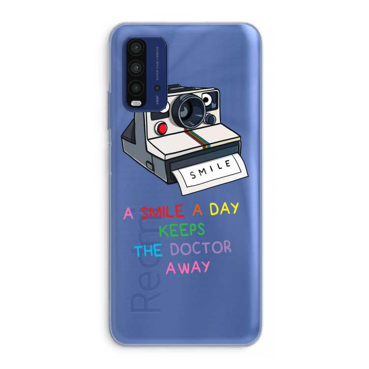 Smile: Xiaomi Redmi 9T Transparant Hoesje
