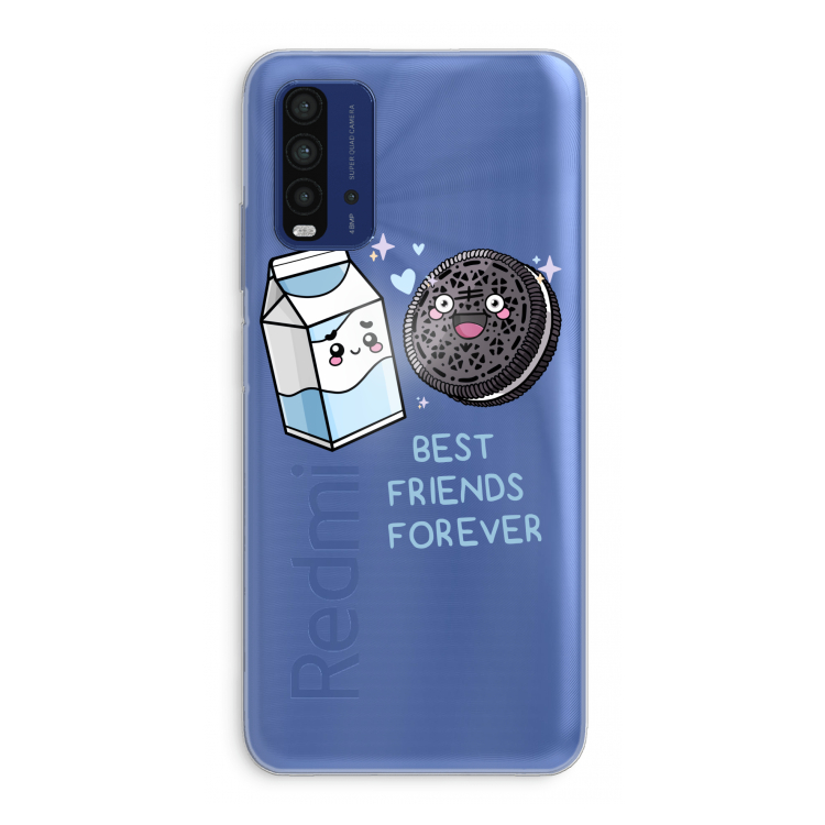 Best Friend Forever: Xiaomi Redmi 9T Transparant Hoesje