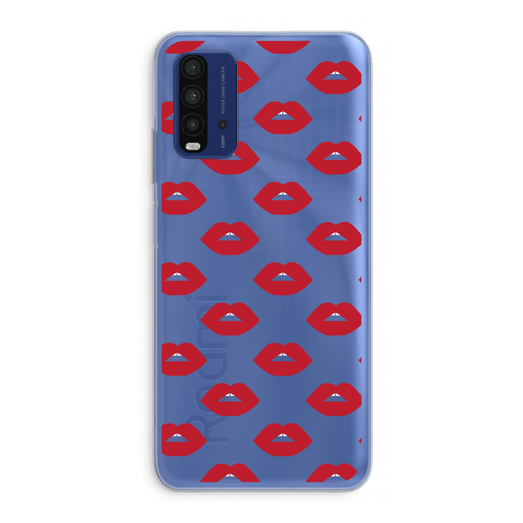 Lips: Xiaomi Redmi 9T Transparant Hoesje
