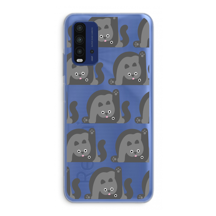 Cats: Xiaomi Redmi 9T Transparant Hoesje