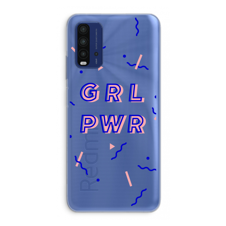 GRL PWR: Xiaomi Redmi 9T Transparant Hoesje