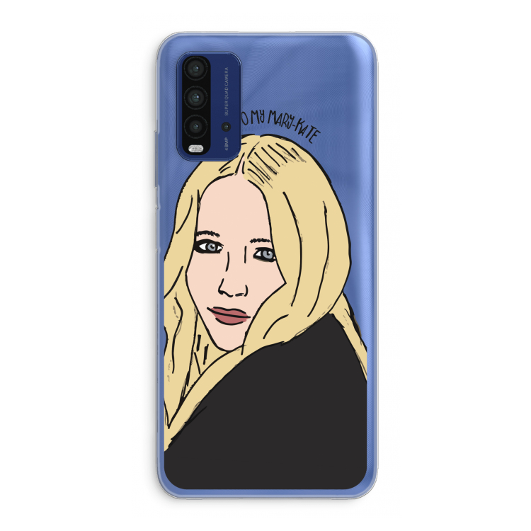 Mary Kate: Xiaomi Redmi 9T Transparant Hoesje