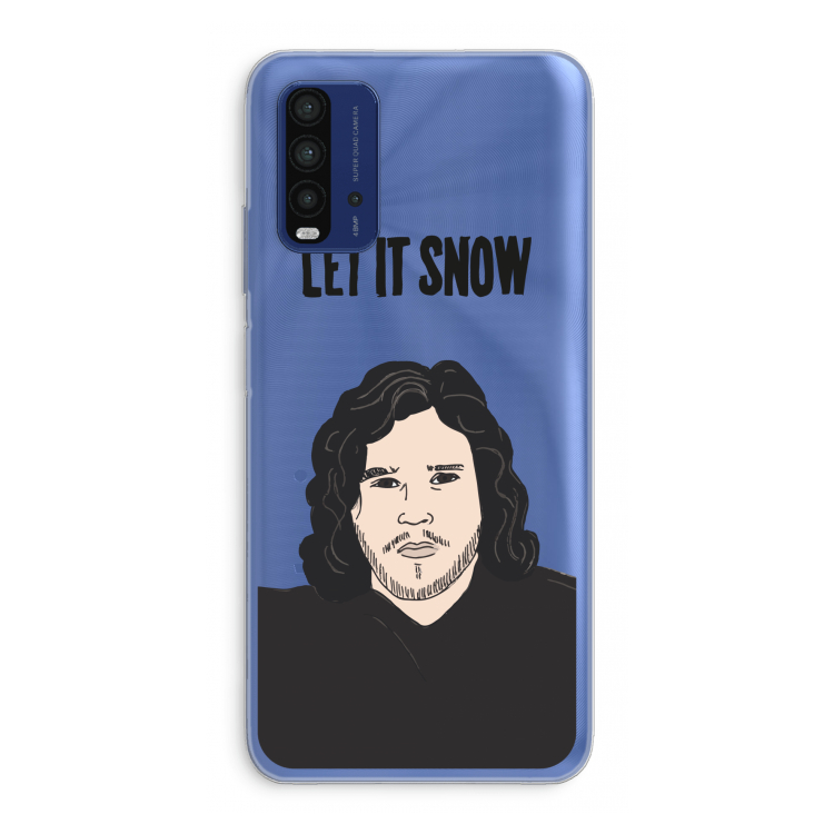 Let It Snow: Xiaomi Redmi 9T Transparant Hoesje