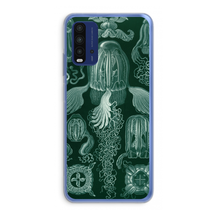 Haeckel Cubomedusae: Xiaomi Redmi 9T Transparant Hoesje