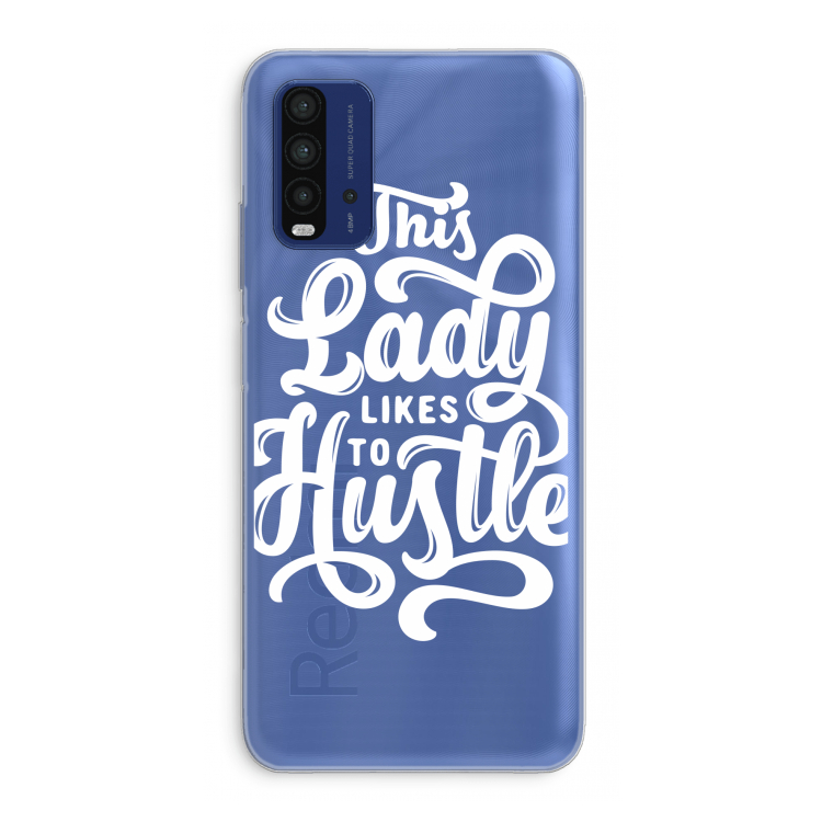 Hustle Lady: Xiaomi Redmi 9T Transparant Hoesje