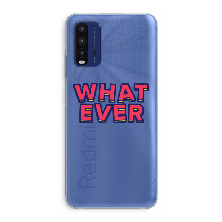 Whatever: Xiaomi Redmi 9T Transparant Hoesje