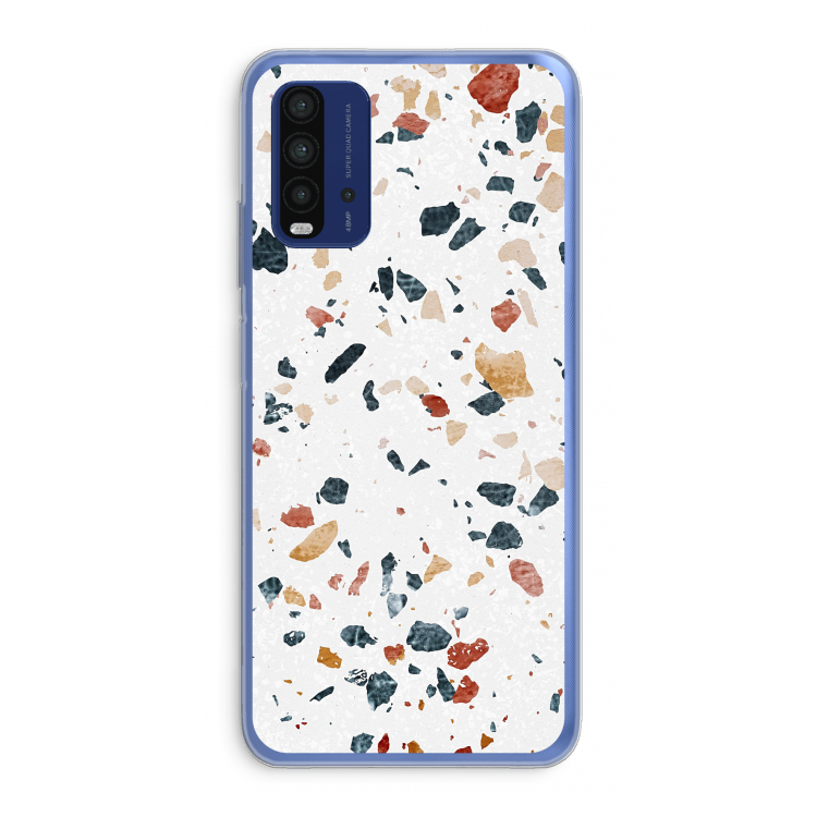 Terrazzo N°4: Xiaomi Redmi 9T Transparant Hoesje