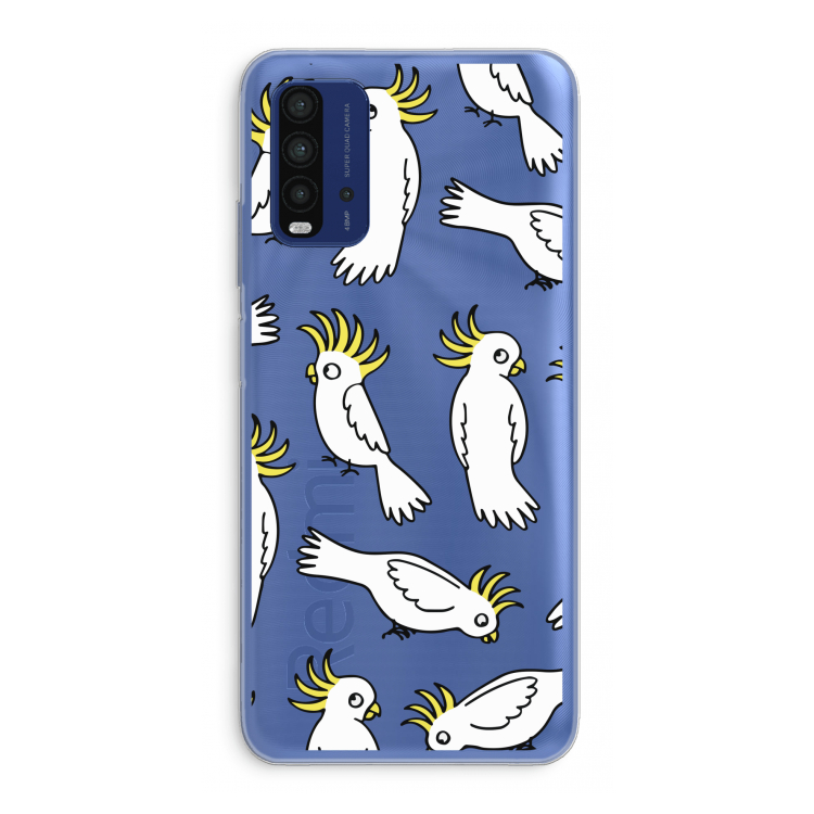 Papegaai: Xiaomi Redmi 9T Transparant Hoesje