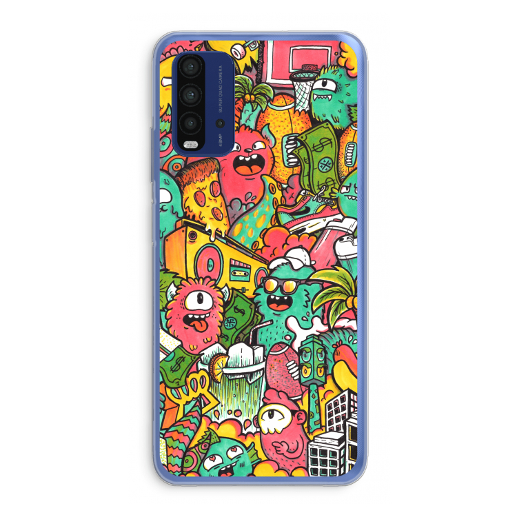 Vexx City: Xiaomi Redmi 9T Transparant Hoesje