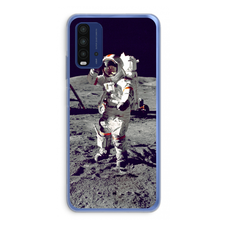 Spaceman: Xiaomi Redmi 9T Transparant Hoesje