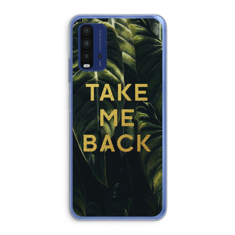Take me back: Xiaomi Redmi 9T Transparant Hoesje