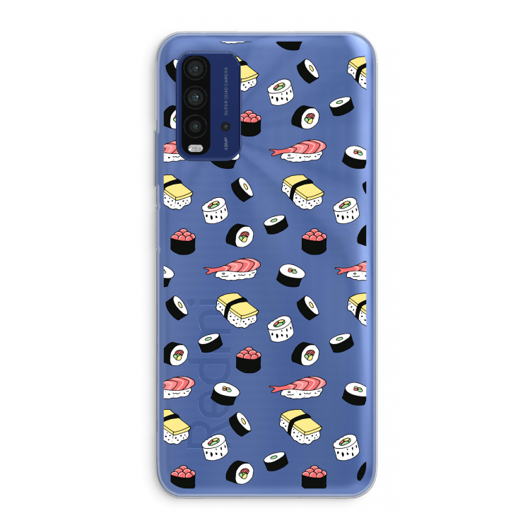 Sushi time: Xiaomi Redmi 9T Transparant Hoesje
