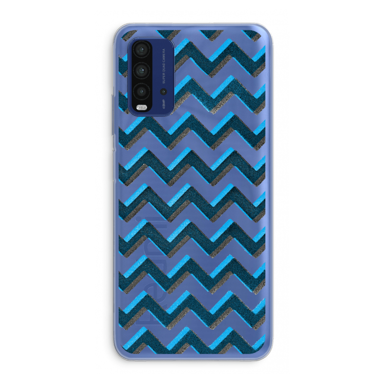 Onderbroken lijn: Xiaomi Redmi 9T Transparant Hoesje