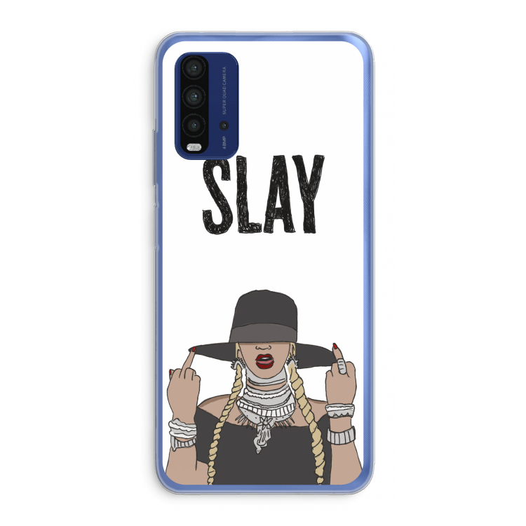 Slay All Day: Xiaomi Redmi 9T Transparant Hoesje
