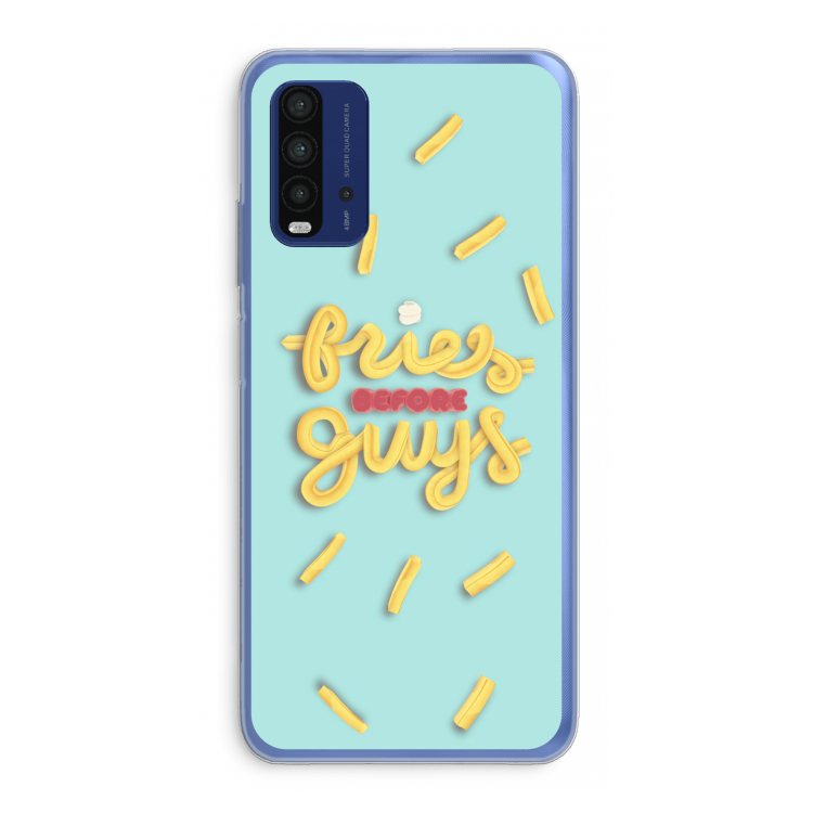 Always fries: Xiaomi Redmi 9T Transparant Hoesje