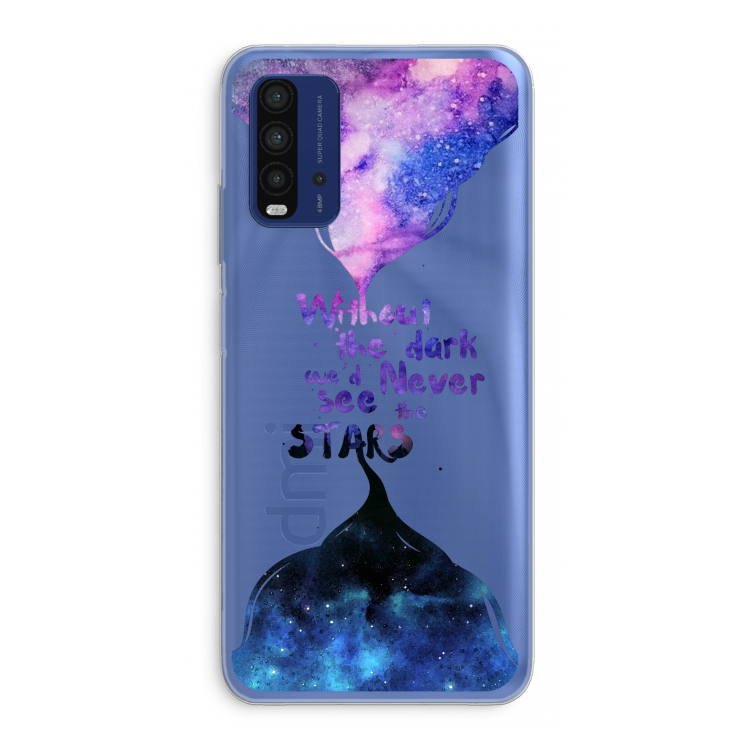 Stars quote: Xiaomi Redmi 9T Transparant Hoesje